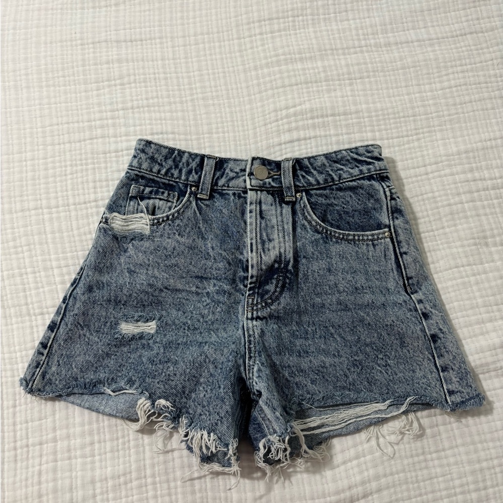 Zara Blue Jean Shorts Size 0